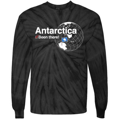 I've Been There Antarctica Funny Gift Tie-Dye Long Sleeve Shirt