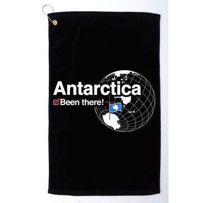 I've Been There Antarctica Funny Gift Golf Towel