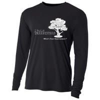 I Build Treehouses WhatS Your Superpower Fun Tree House Cooling Performance Long Sleeve Crew