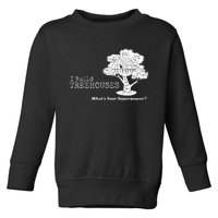 I Build Treehouses WhatS Your Superpower Fun Tree House Toddler Sweatshirt