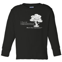 I Build Treehouses WhatS Your Superpower Fun Tree House Toddler Long Sleeve Shirt