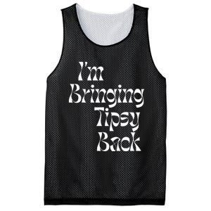 IM Bringing Tipsy Back Funny Mesh Reversible Basketball Jersey Tank