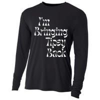 IM Bringing Tipsy Back Funny Cooling Performance Long Sleeve Crew