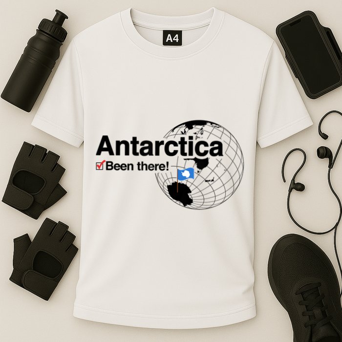 I've Been There Antarctica Travel Gift Cooling Performance Crew T-Shirt