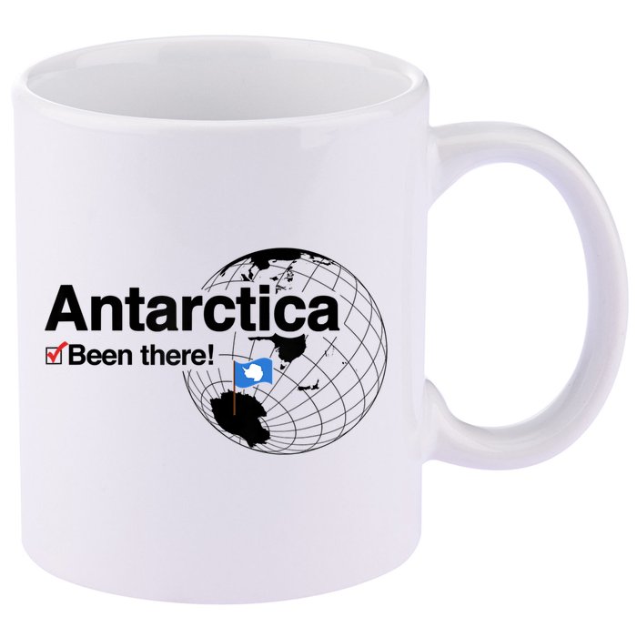 I've Been There Antarctica Travel Gift 11oz C Handle Ceramic Mug