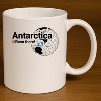 I've Been There Antarctica Travel Gift 11oz C Handle Ceramic Mug