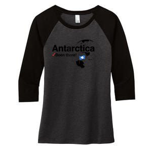 I've Been There Antarctica Travel Gift Women's Tri-Blend 3/4-Sleeve Raglan Shirt