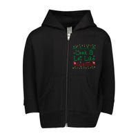 It's Beginning To Look A Lot Like Cocktails Funny Christmas Toddler Zip Fleece Hoodie