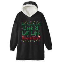 It's Beginning To Look A Lot Like Cocktails Funny Christmas Hooded Wearable Blanket