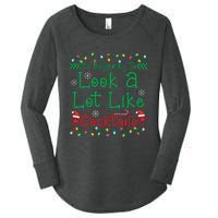 It's Beginning To Look A Lot Like Cocktails Funny Christmas Women's Perfect Tri Tunic Long Sleeve Shirt