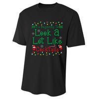 It's Beginning To Look A Lot Like Cocktails Funny Christmas Performance Sprint T-Shirt