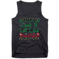 It's Beginning To Look A Lot Like Cocktails Funny Christmas Tank Top