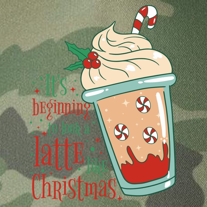 It's Beginning To Look A Latte Like Christmas Legacy Tie Dye Trucker Hat