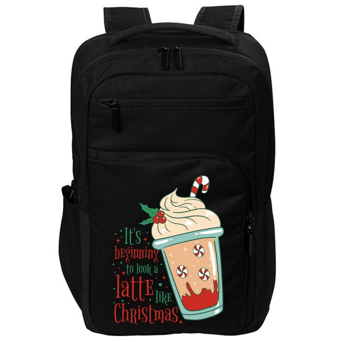 It's Beginning To Look A Latte Like Christmas Impact Tech Backpack
