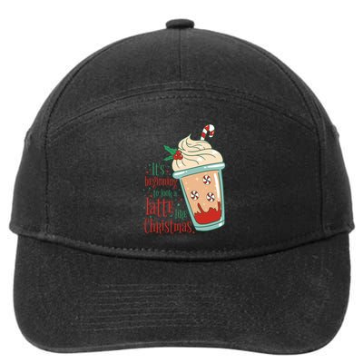 It's Beginning To Look A Latte Like Christmas 7-Panel Snapback Hat