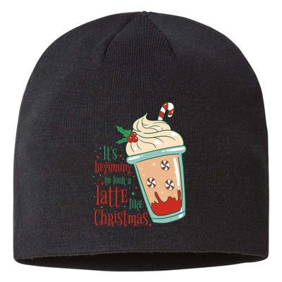 It's Beginning To Look A Latte Like Christmas Sustainable Beanie