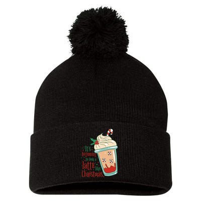 It's Beginning To Look A Latte Like Christmas Pom Pom 12in Knit Beanie
