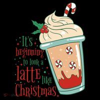 It's Beginning To Look A Latte Like Christmas Toddler Sweatshirt