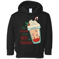 It's Beginning To Look A Latte Like Christmas Toddler Hoodie