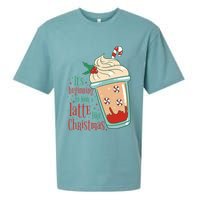 It's Beginning To Look A Latte Like Christmas Sueded Cloud Jersey T-Shirt