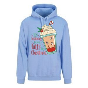 It's Beginning To Look A Latte Like Christmas Unisex Surf Hoodie