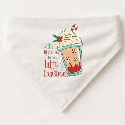 It's Beginning To Look A Latte Like Christmas USA-Made Doggie Bandana