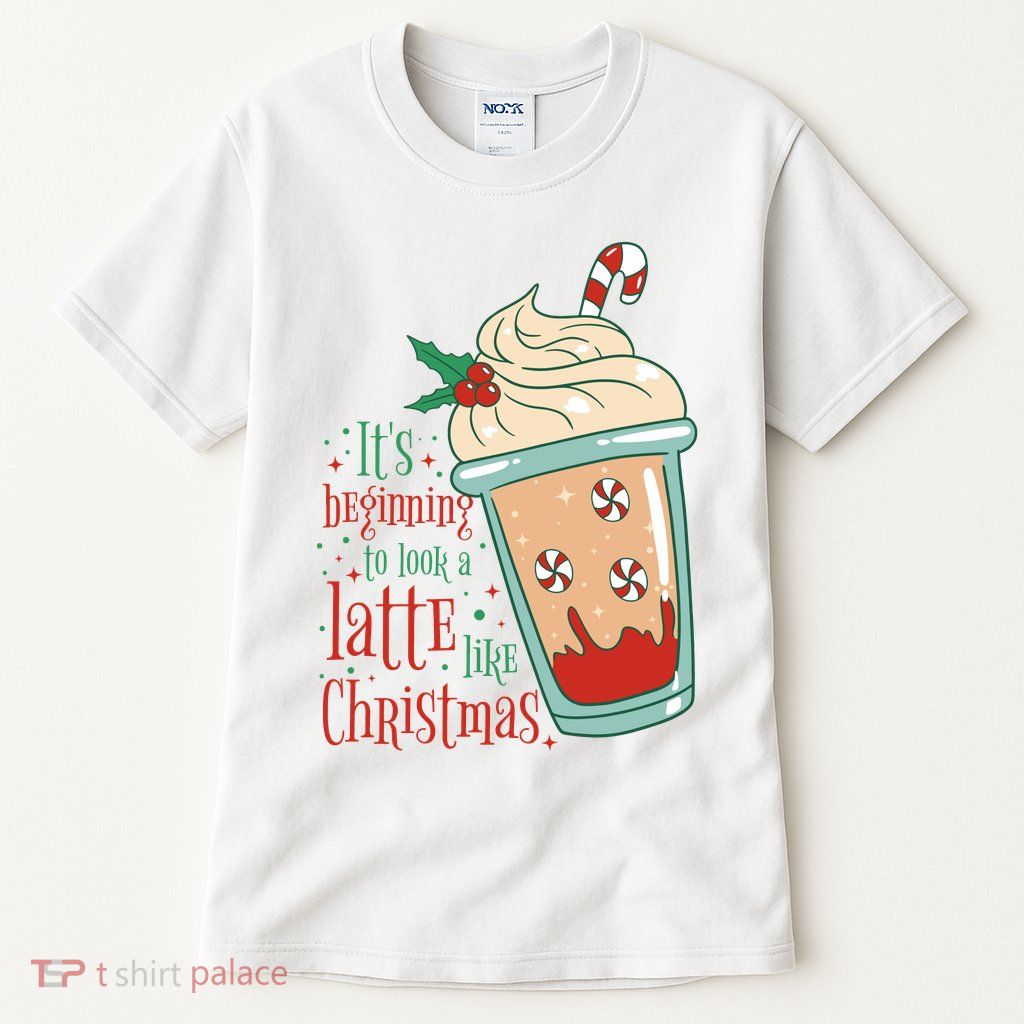 It's Beginning To Look A Latte Like Christmas Tall T-Shirt