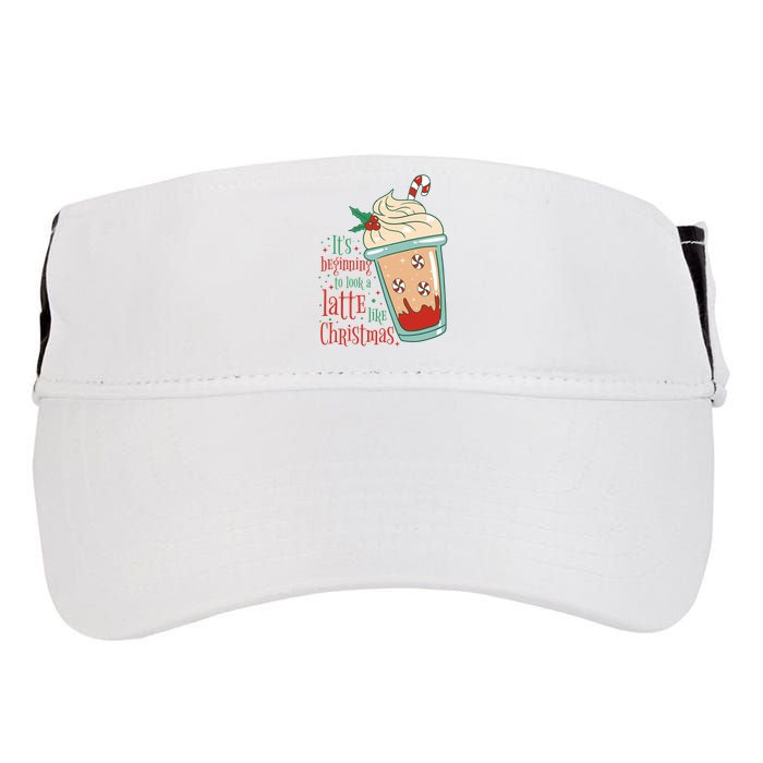 It's Beginning To Look A Latte Like Christmas Adult Drive Performance Visor