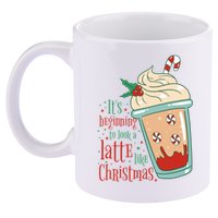 It's Beginning To Look A Latte Like Christmas 11oz C Handle Ceramic Mug