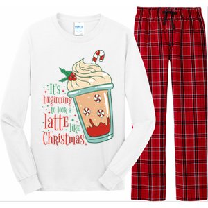 It's Beginning To Look A Latte Like Christmas Long Sleeve Pajama Set