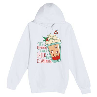 It's Beginning To Look A Latte Like Christmas Premium Pullover Hoodie