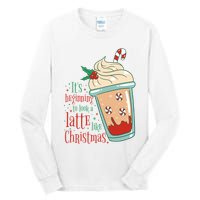 It's Beginning To Look A Latte Like Christmas Tall Long Sleeve T-Shirt