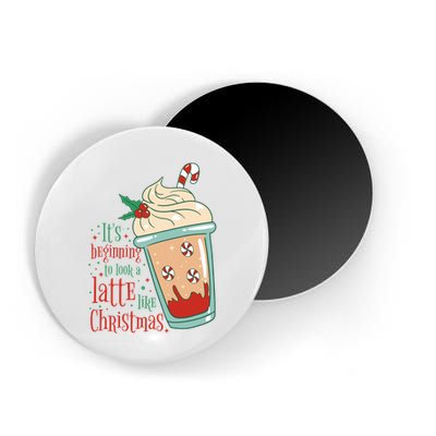 It's Beginning To Look A Latte Like Christmas Magnet