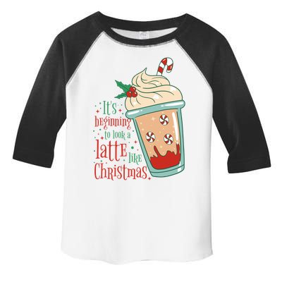 It's Beginning To Look A Latte Like Christmas Toddler Fine Jersey T-Shirt