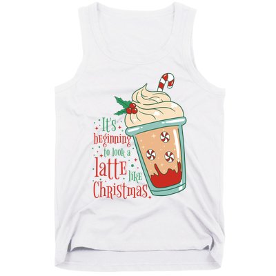 It's Beginning To Look A Latte Like Christmas Tank Top