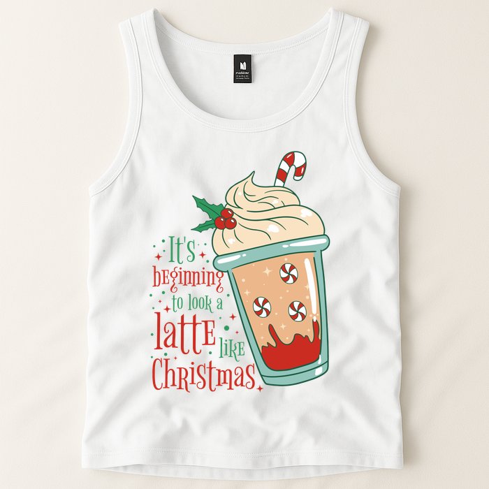 It's Beginning To Look A Latte Like Christmas Tank Top