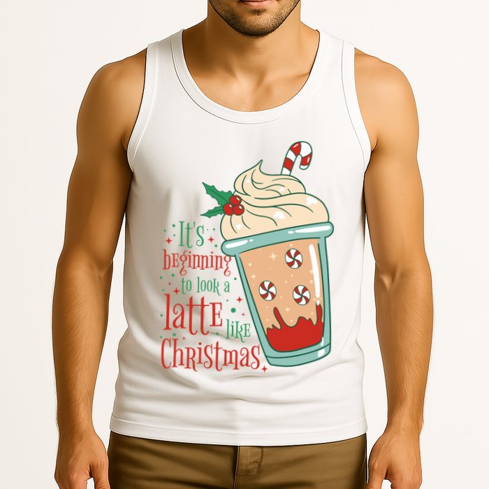 It's Beginning To Look A Latte Like Christmas Tank Top