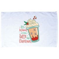 It's Beginning To Look A Latte Like Christmas Microfiber Hand Towel