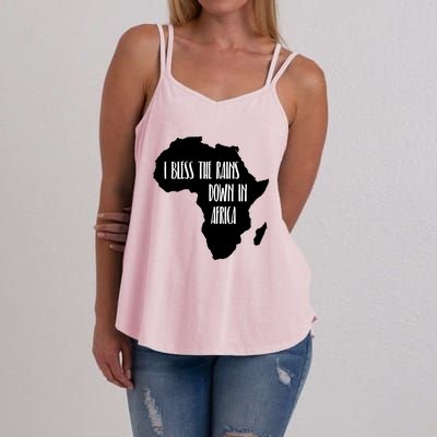 I Bless The Rains Down In Africa Women's Strappy Tank