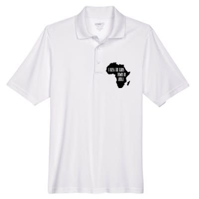 I Bless The Rains Down In Africa Men's Origin Performance Pique Polo