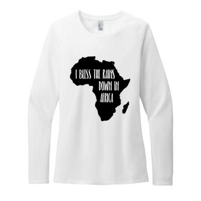 I Bless The Rains Down In Africa Womens CVC Long Sleeve Shirt