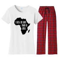 I Bless The Rains Down In Africa Women's Flannel Pajama Set