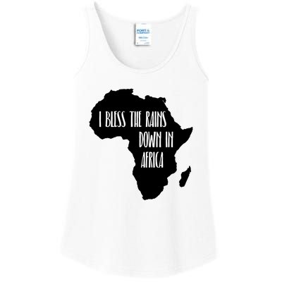 I Bless The Rains Down In Africa Ladies Essential Tank