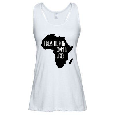 I Bless The Rains Down In Africa Ladies Essential Flowy Tank