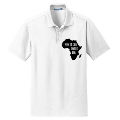 I Bless The Rains Down In Africa Dry Zone Grid Polo