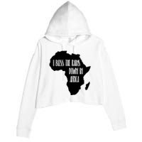 I Bless The Rains Down In Africa Crop Fleece Hoodie