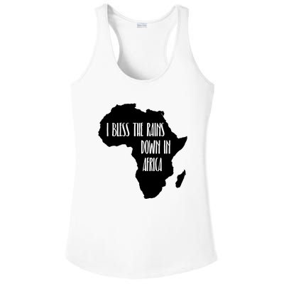 I Bless The Rains Down In Africa Ladies PosiCharge Competitor Racerback Tank