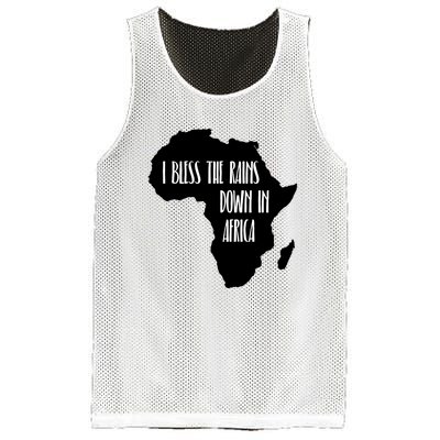 I Bless The Rains Down In Africa Mesh Reversible Basketball Jersey Tank