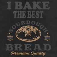 I Bake The Best Sourdough Bread Bakery Baker Adult Drive Performance Visor