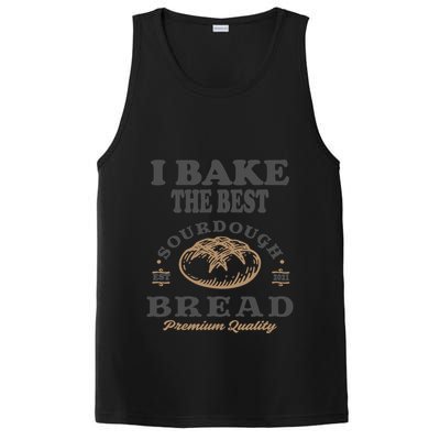 I Bake The Best Sourdough Bread Bakery Baker PosiCharge Competitor Tank